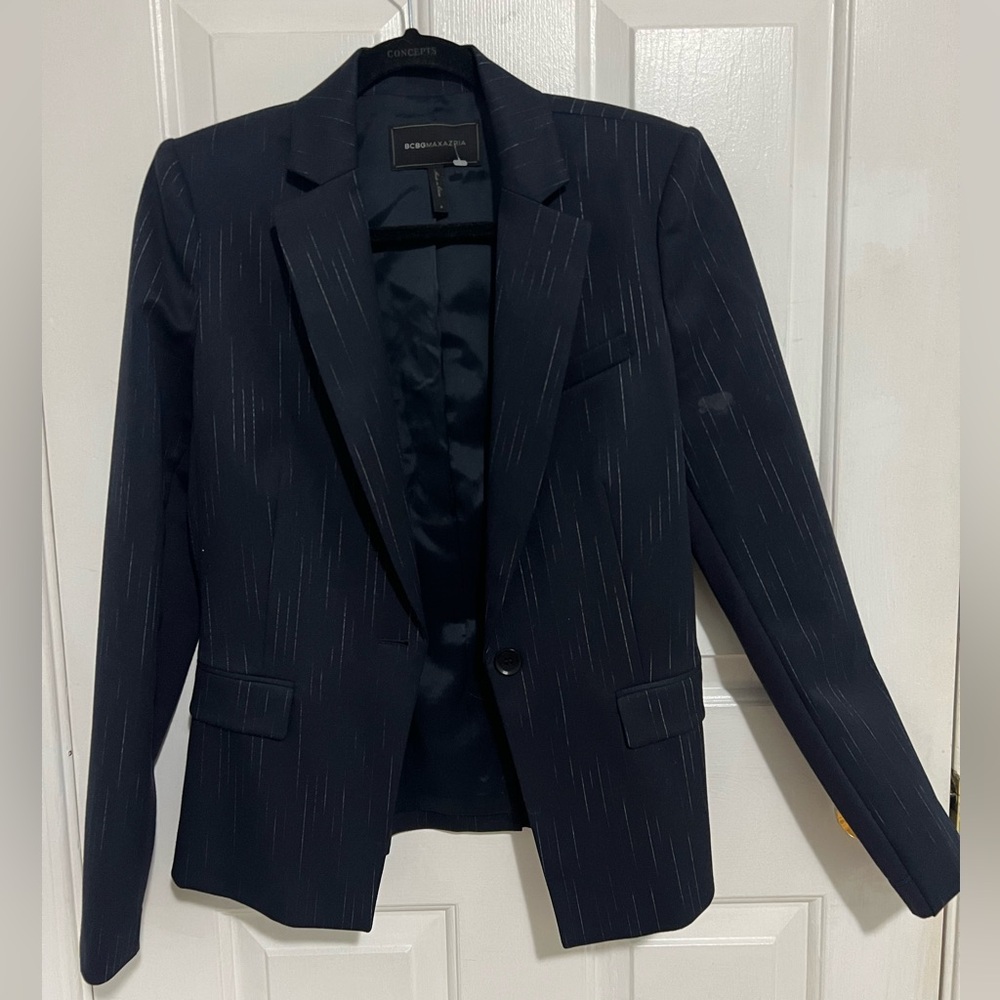 BCBGMAXAZRIA Navy Blazer